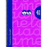 Bloc Espiral Estándar Liso 90g | Lamela | Cartón | Formato Estándar | Pack 5 Unidades